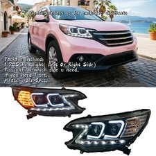 Single LED Xenon Headlight For Honda CR-V 2012-2014 DRL Lens Sequence Turn Signa picture
