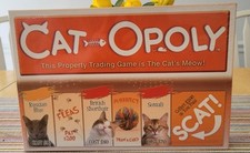 CAT-OPOLY Board Game Monopoly Themed NEW SEALED Cat Opoly Property Trading Game picture