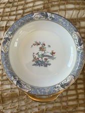 Beautiful Haviland Limoges Rajah 8.5” Round Bon Bon Dish with Gold Handle picture