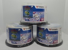 Lot of 3 Verbatim AZO DVD-R 16X 4.7GB 50 Pack Spindle New Sealed Vintage picture