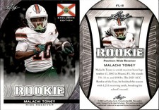 2026 Malachi Toney Leaf Flag Rookie Football #FL-11 RC picture
