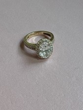 3.51 total diamond weight CT.TW. 14k yellow gold  Lab created picture