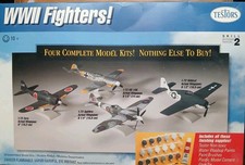  Vintage 1995 Testors 1/72 WWII Fighters Plastic Model Kit 4054 picture