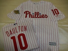 20114 Majestic Phillies DARREN DAULTON 1993 WORLD SERIES Baseball JERSEY NWT picture