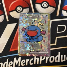 Wooper: 044/055 Cracked Ice Holo - Fan Art Pokemon TCG Special Art Rare picture