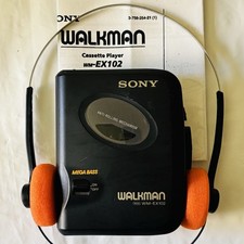 SONY Walkman WM-EX102 Cassette Player - New Belt - Reconditioned picture