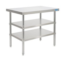 Durable Commercial Grade Stainless Steel Prep Table 18x30 Inch for Food Service picture