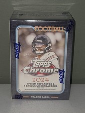 New & Sealed 2024 Topps Chrome Football Cards Blaster Box - NIB picture