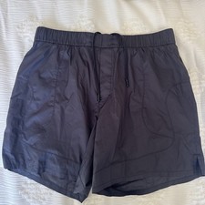 Lululemon Men's Size Large Black Lined  SLNSH Shorts picture