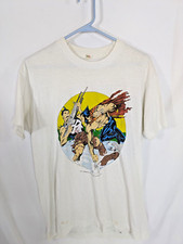 Vtg 1989 Wolverine Vs Punisher Marvel Comics T Shirt Sz XL Screen Stars picture