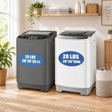 20lbs Full Automatic Washing Machine Portable Washer Dryer Compact w/Drain Pump picture