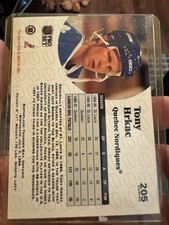 Tony Hrkac Autographed 1991-92 Pro Set #205 San Jose Sharks Hockey Card picture