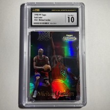 MICHAEL JORDAN 1998-99 Topps Gold Label #GL1 CSG CGC 10 GEM MINT BULLS  picture