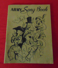 Vintage 1941 MILITARY ARMY SONG BOOK  ADJUTANT GENERAL'S OFFICE/U.S. WAR  WWII picture