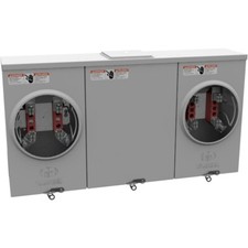 MILBANK U1252-X 200A DUAL METER CAN SOCKET OVERHEAD/UNDERGROUND BRAND NEW picture