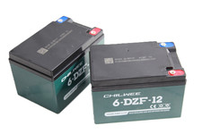 2pcs 6-DZF-12 6-DZM-12 12V 12Ah Battery Replacement for Mobility Scooter Go Kart picture