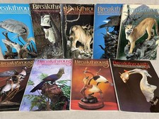 Late 90s-Early 2000s Breakthrough Taxidermy Magazine Lot of 9 - Wildlife Artists picture