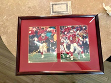 SF49ers Steve Young & Jerry Rice Autographed Framed Photos - Gold Sharpies w/COA picture