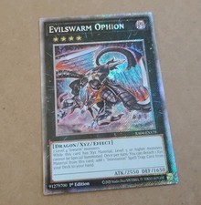 1x Evilswarm Ophion Platinum Secret Rare Mint  Yugioh  picture