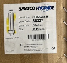 Satco Hygrade (Box Of 50) S8327 26 Watt Compact Fluorescent Bulbs picture