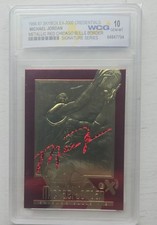 1999-00 23KT Gold Card Fleer Reprints - 1997-98 Ex2000 Michael Jordan Marble... picture