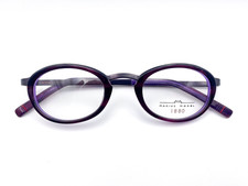 Vintage Marius Morel 1880 Oval Eyeglasses Purple Made in France Deadstock picture