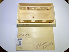 Opus One 2022 Wooden Wine Crate Box Mondavi Rothschild Napa Valley with Lid picture