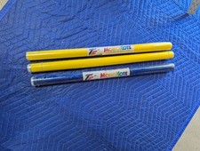 VINTAGE TOP FLITE MONOKOTE YELLOW AND  DARK BLUE  RC PLANE COVERING picture