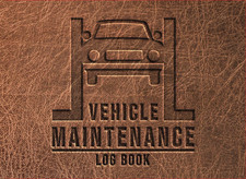 Vehicle Maintenance Log Book  Automotive Service Record Book  Oil Change.... picture