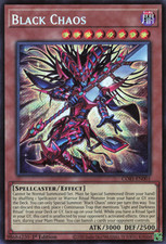 Black Chaos - CORI-EN001 - Secret Rare - 1st Edition Near Mint, English Yugioh picture