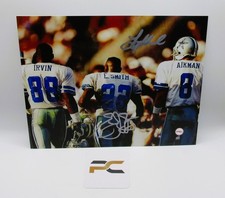 Troy Aikman And Emmitt Smith Signed 8x10 Photo With COA (PC485013) (Cowboys) picture