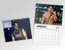 Joe Jonas 2027 Wall Calendar, Jonas Brothers Planner, Home Office Decor For Her picture