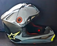 ALPINESTARS SUPERTECH SM10 MIPS MOTORCYCLE HELMET SIZE:SMALL INCLUDES GOGGLES picture
