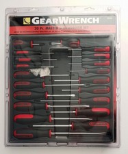 GearWrench 20 Pc. Master Red Black Screwdriver Set Slotted Phillips Torx 80066 picture