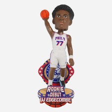 V.J. Edgecombe Philadelphia 76ers Rookie Debut Bobblehead NBA Basketball picture