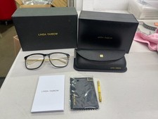 Linda Farrow LFL716 D-Frame Optical Eyeglasses - Black / Gold picture