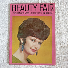 Vintage 1964 Beauty Fair Magazine January 60s Hair Styles Makeup Clothes Dance picture