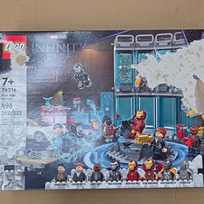 LEGO Marvel The Infinity Saga Iron Man Armoury 76216 496pcs Minifigure Set picture