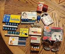 Vintage Mid Century Photography Audio Lot - Craig Film Rewinder, Close Up Lens  picture