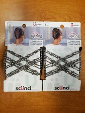 2 Pack: Scunci Effortless Beauty Upzing Beaded Clip *SILVER* (1480-R8P8b) picture