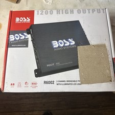 Boss Audio Systems 1200 Watt R6002 2-Channel Class A/B Bridgable Power Amplifier picture