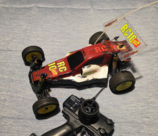 Vintage Team Associated RC10B2 Buggy W Box. Body, Wing, Controller picture