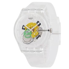 Swatch Random Ghost Quartz Transparent Unisex Watch SO29K104-S06 picture