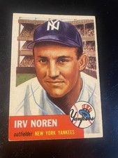 1953 Topps Set-Break # 35 Irv Noren EX-EXMINT picture