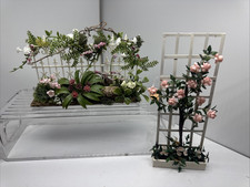 Beautiful Vintage Artisan Dollhouse Furniture Miniatures Botanical Displays 1:12 picture