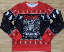 SLIPKNOT EEYORE IOWA CYCLE UGLY CHRISTMAS HOLIDAY SWEATER PULLOVER SHIRT SMALL picture