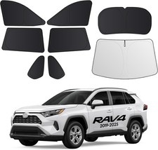 2026 8PC Full Set Window Sunshade for Toyota RAV4 | 7-Layer Cooler & Blacker (Bl picture