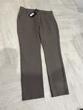 Brand New Paige Brennan Mens 33 Dark Taupe Slim Fit Stretch Pants MSRP $198 picture