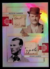 Butch Cassidy & Jesse James Silver Written Relic * 2026 Pieces #424 picture