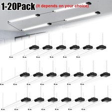 1 - 20Pack 4FT Linkable LED Shop Light for Garage, 4400lm Utility Light Fixture picture